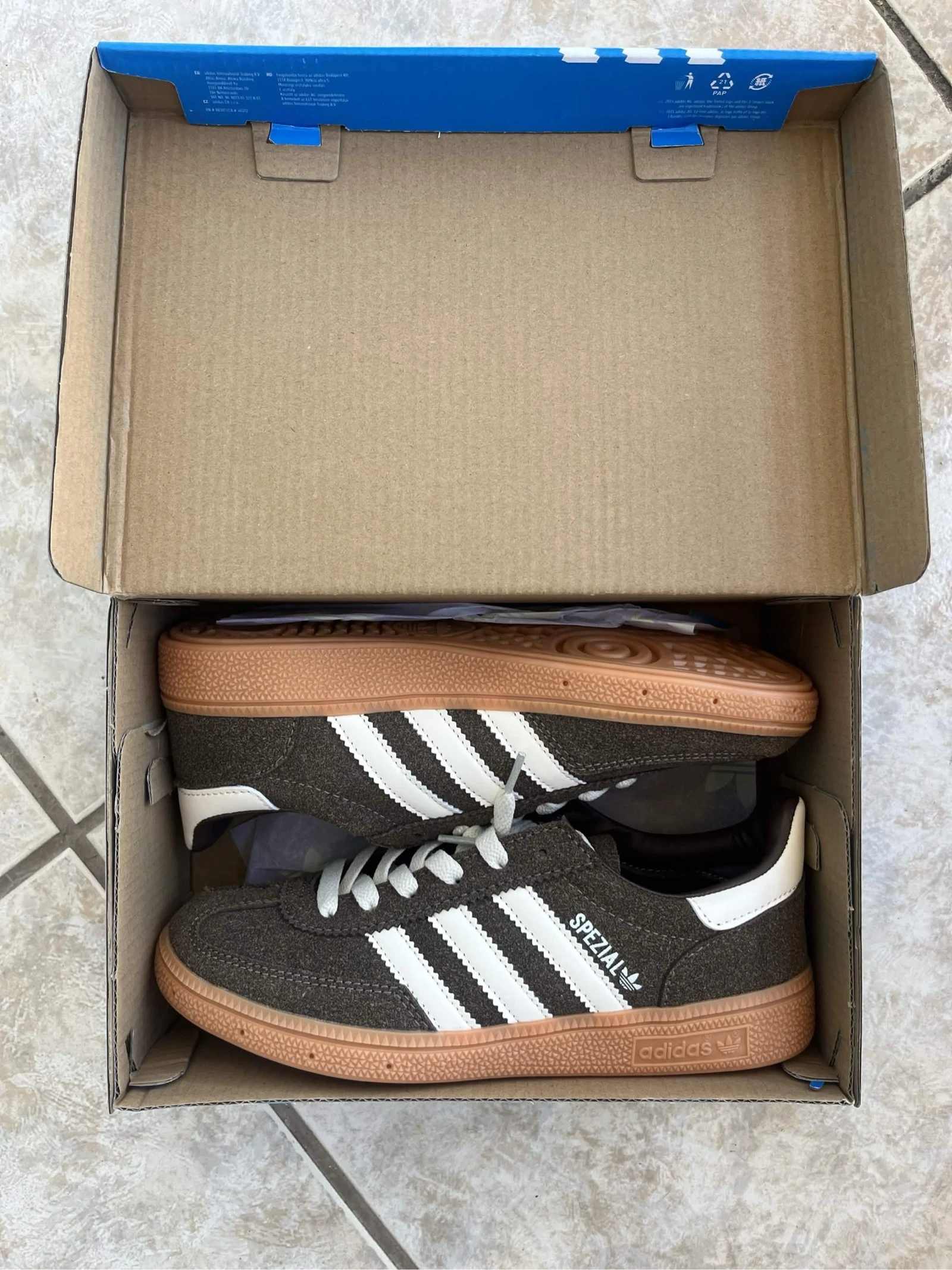Adidas Spezial – Castanho/Branco – Excelente estado